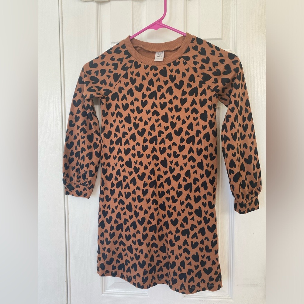Carter’s Heart Print Children’s Dress Size 7